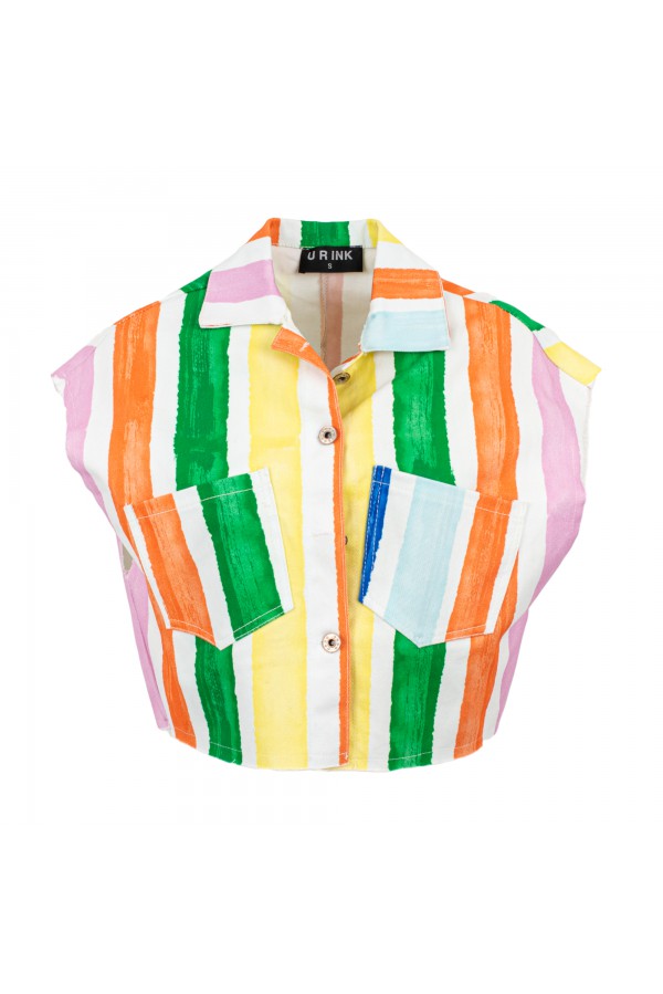 U R Ink LUGO124S3C2 TOP e BODY MULTICOLORE Vendita Calda