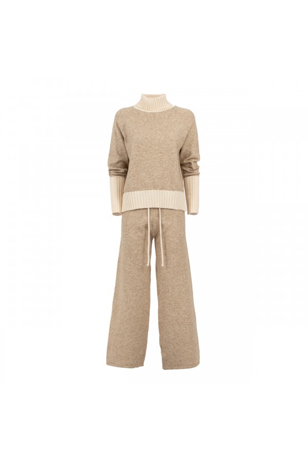 U R Ink VANDA 264W1B0 SET e COORDINATI BEIGE Saldi Di Fabbrica