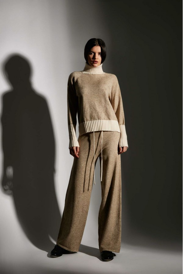 U R Ink VANDA 264W1B0 SET e COORDINATI BEIGE Saldi Di Fabbrica