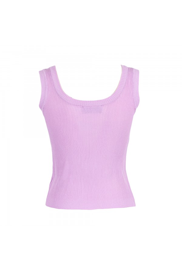U R Ink PISCO 344S4B9 TOP e BODY LILLA In Saldo