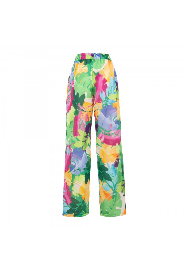 U R Ink AMARANTE244S3C2 PANTALONI MULTICOLORE Black Friday Prezzi