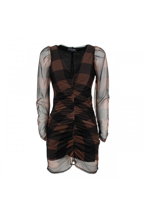 U R Ink CINZIA144W1U3 ABITI BLK-TOBACCO I Più Venduti