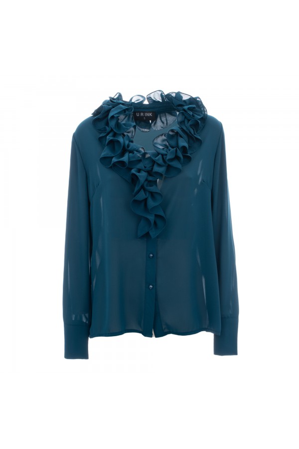 U R Ink BRAGA254W2M0 CAMICIE e BLUSE BLU Italy
