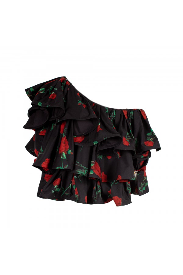 U R Ink VISEU 234S4J0 CAMICIE e BLUSE NERO-ROSSO Negozi Online