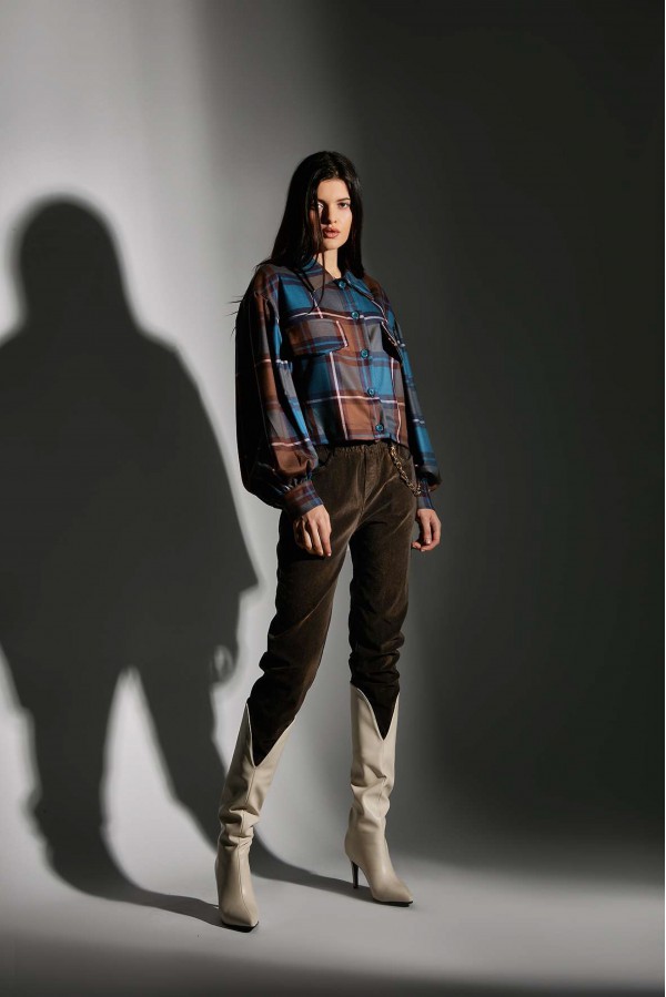 U R Ink ALBERTA054W1A3 PANTALONI BROWN 2025