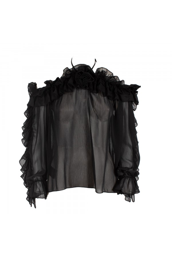 U R Ink SAN ISIDRO 234S4D6 CAMICIE e BLUSE NERO Negozi Online