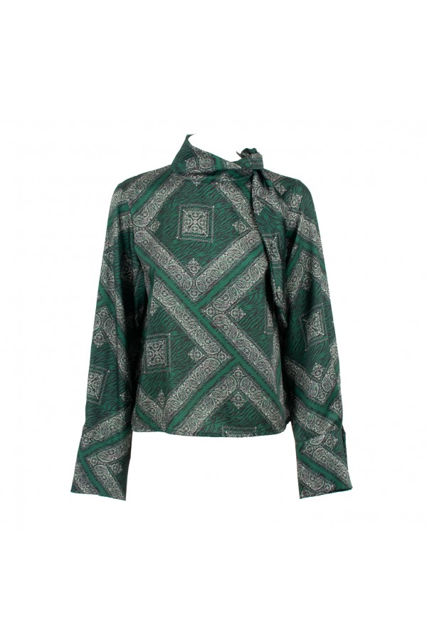 U R Ink BICE194W1A8 CAMICIE e BLUSE GREEN Presa