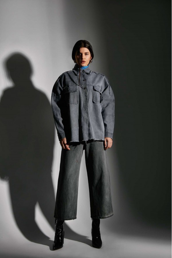 U R Ink ASIA044W1B2 CAMICIE e BLUSE GREY Economico
