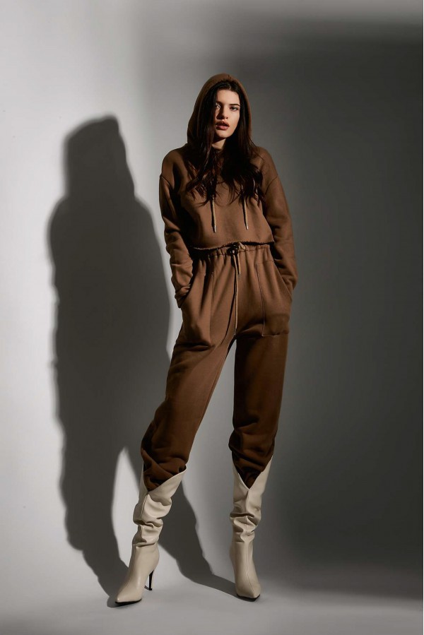 U R Ink DIANA054W1H4 PANTALONI CARAMEL 2025