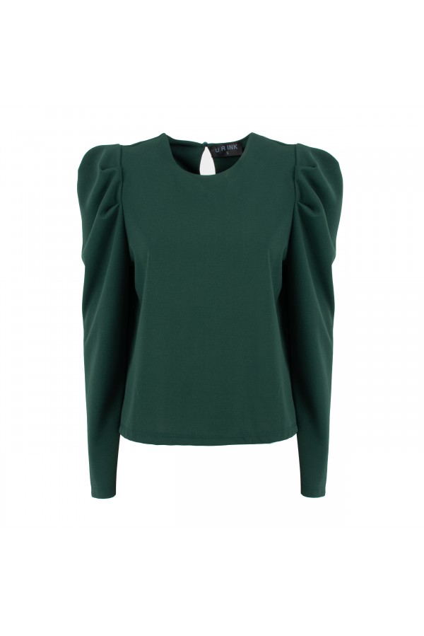 U R Ink ISOTTA194W1A8 CAMICIE e BLUSE GREEN Prezzo Ridotto