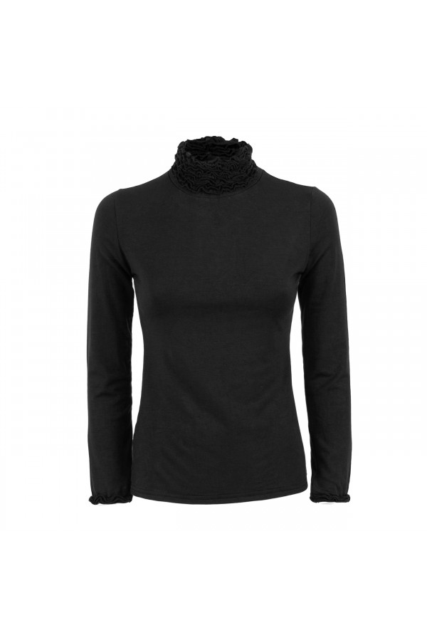 U R Ink LUPETTO544W1A4 MAGLIERIA BLACK Spedizione gratuita