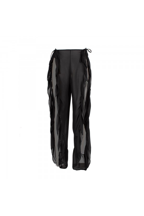 U R Ink ELVAS 244S4D6 PANTALONI NERO Offerta Giorno del Papà