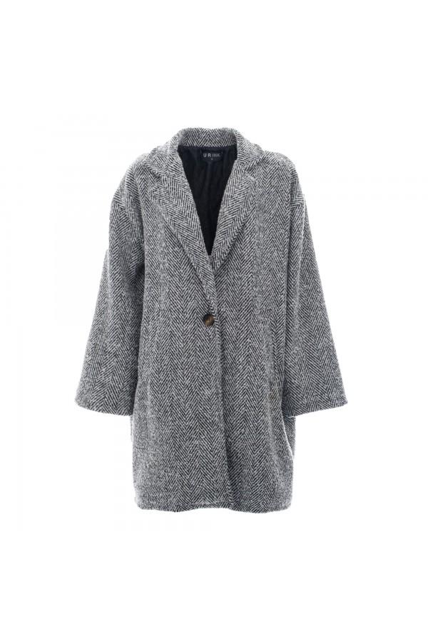 U R Ink EDWIGE727W24A CAPPOTTI GRIGIO Online Outlet