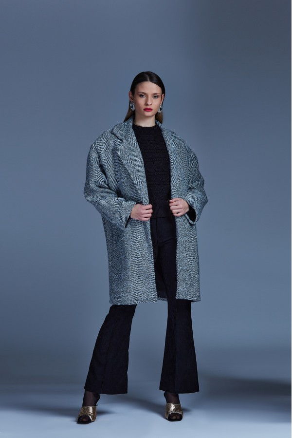U R Ink EDWIGE727W24A CAPPOTTI GRIGIO Online Outlet