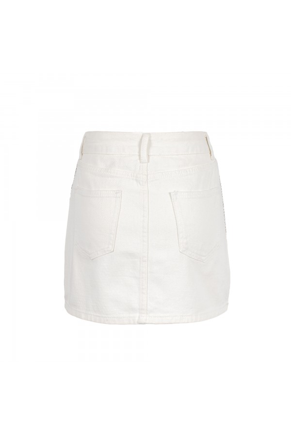 U R Ink CHEPEN 014S4N8 GONNE DENIM BIANCO Offerta settimanale