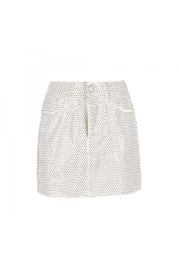 U R Ink CHEPEN 014S4N8 GONNE DENIM BIANCO Offerta settimanale