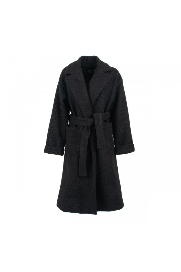U R Ink EMANUELA084W1A4 CAPPOTTI BLACK Offerta speciale della fabbrica