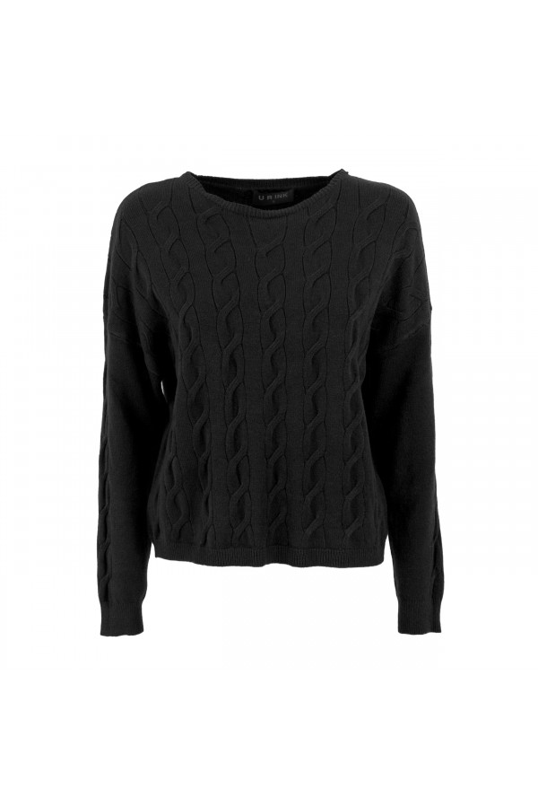 U R Ink ELLA204W1A4 MAGLIERIA BLACK Solo un giorno rimasto