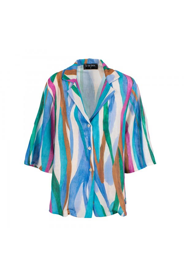 U R Ink AVEIRO 254S4C2 CAMICIE e BLUSE MULTICOLORE Black Friday Prezzi