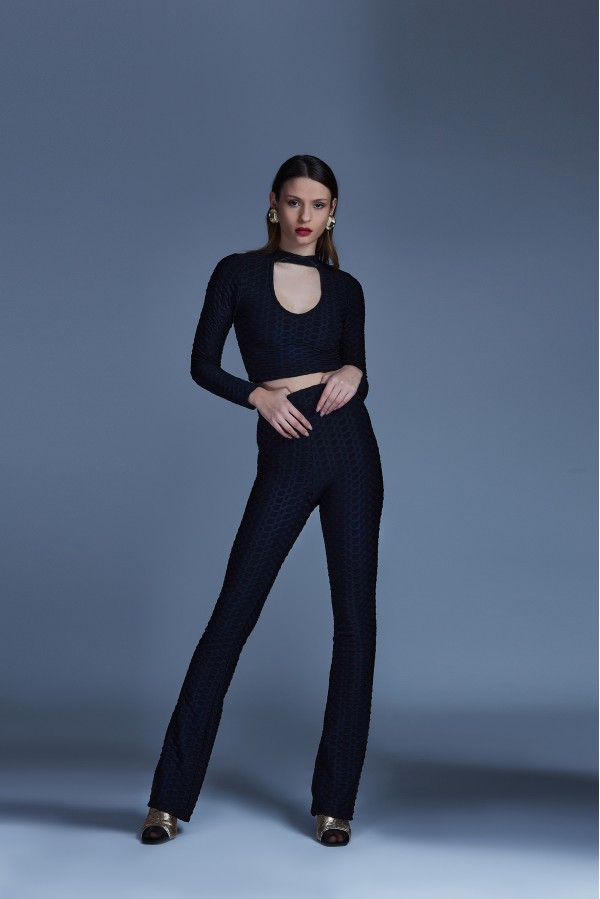 U R Ink FARO244W2D6 PANTALONI NERO Acquista Ora