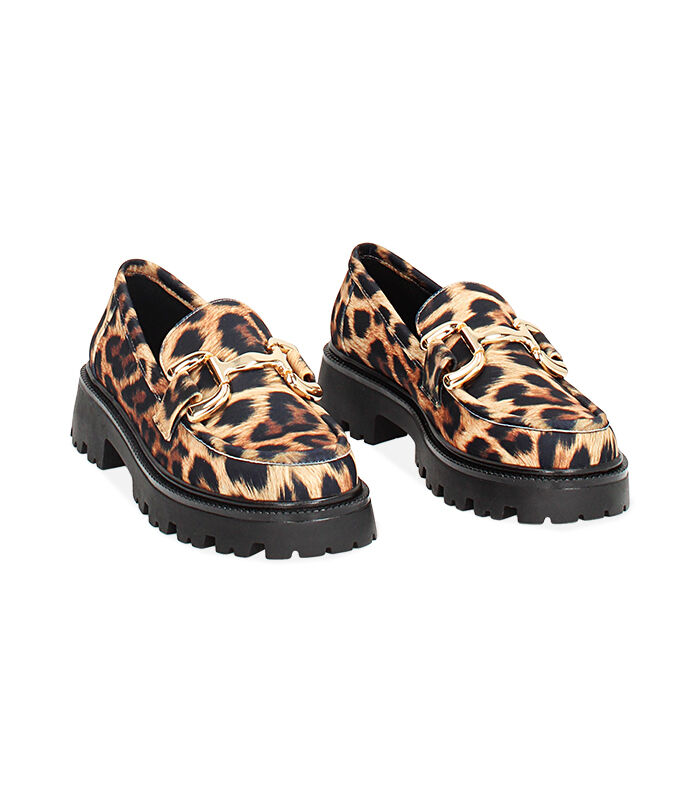 Valerio 1966 Mocassini leopard in lycra | Valerio 1966