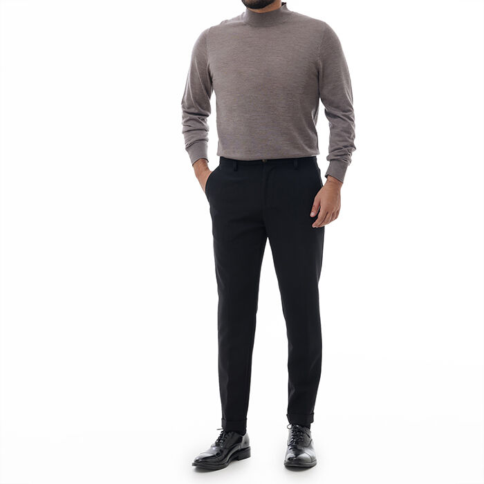 Valerio 1966 Pantalone nero con piega inglese | Valerio 1966 Negozi Online