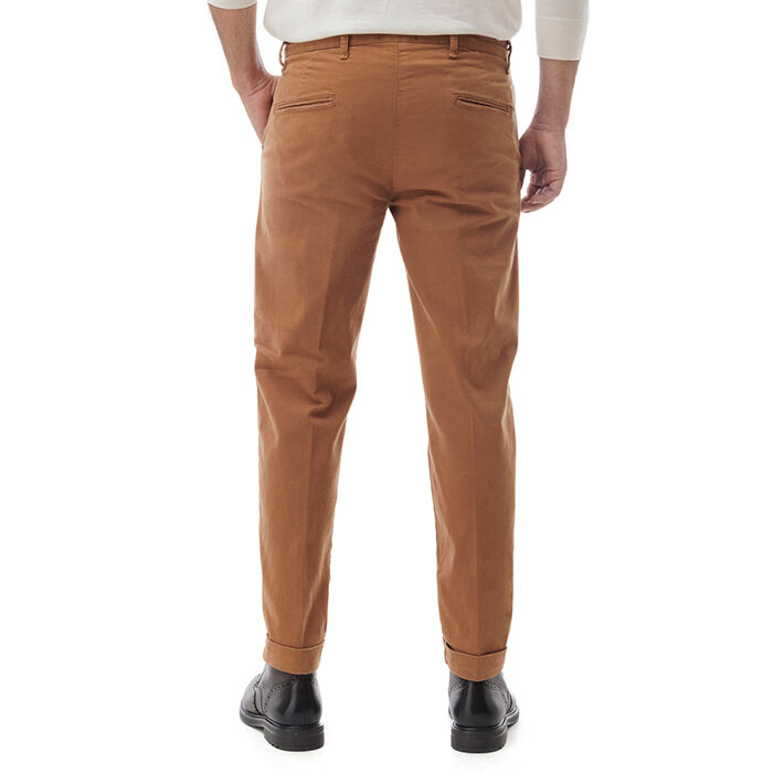 Valerio 1966 Pantalone marrone di cotone | Valerio 1966 Consegna Veloce