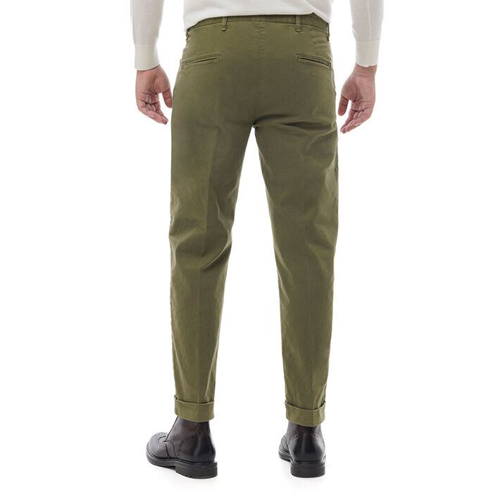 Valerio 1966 Pantalone verde di cotone | Valerio 1966 Promozione Limitata