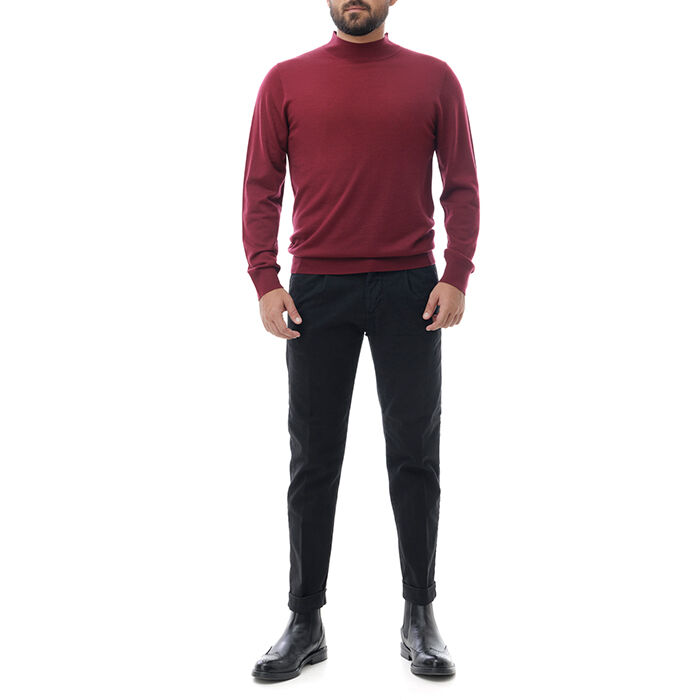 Valerio 1966 Pantalone nero di cotone | Valerio 1966 Fino Al -60%