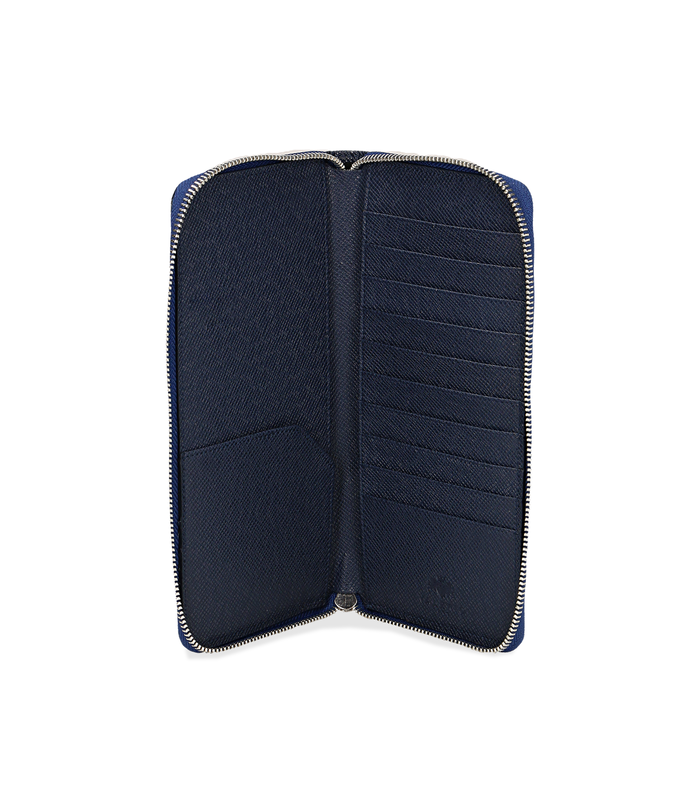 Valerio 1966 Portafoglio blu in pelle donna | Valerio 1966 Offerta