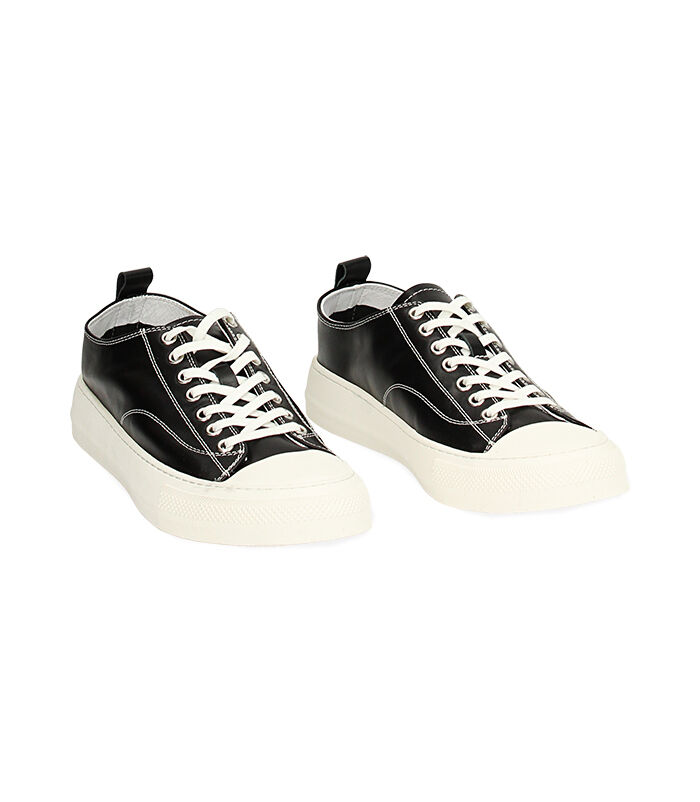 Valerio 1966 Sneakers uomo nere urban in pelle | Valerio 1966