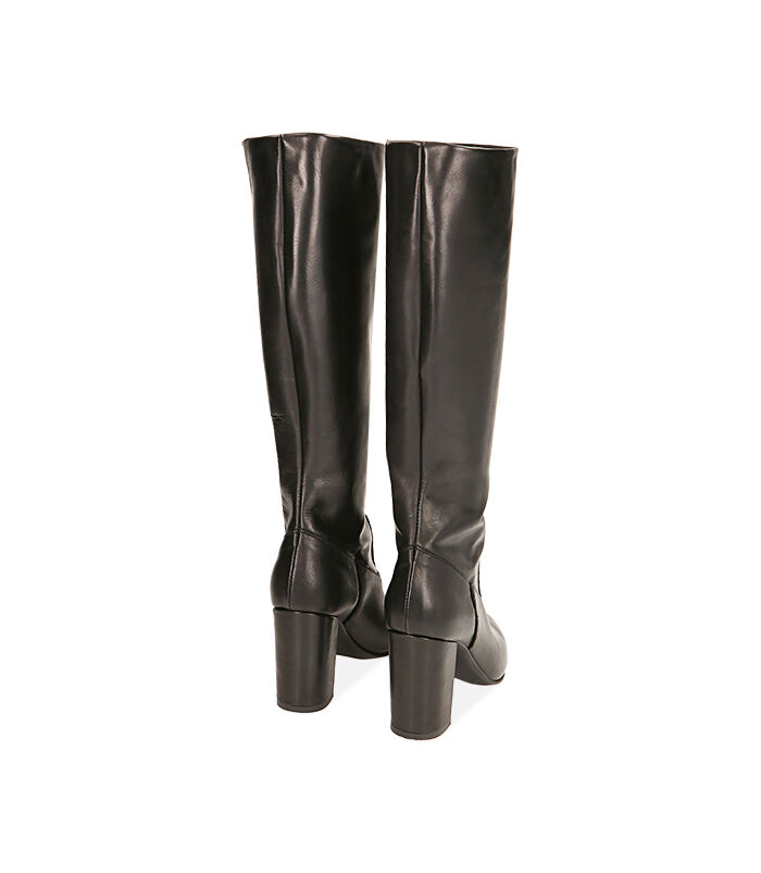 Valerio 1966 Stivali donna neri in pelle tacco 9 cm | Valerio 1966 Hotsell