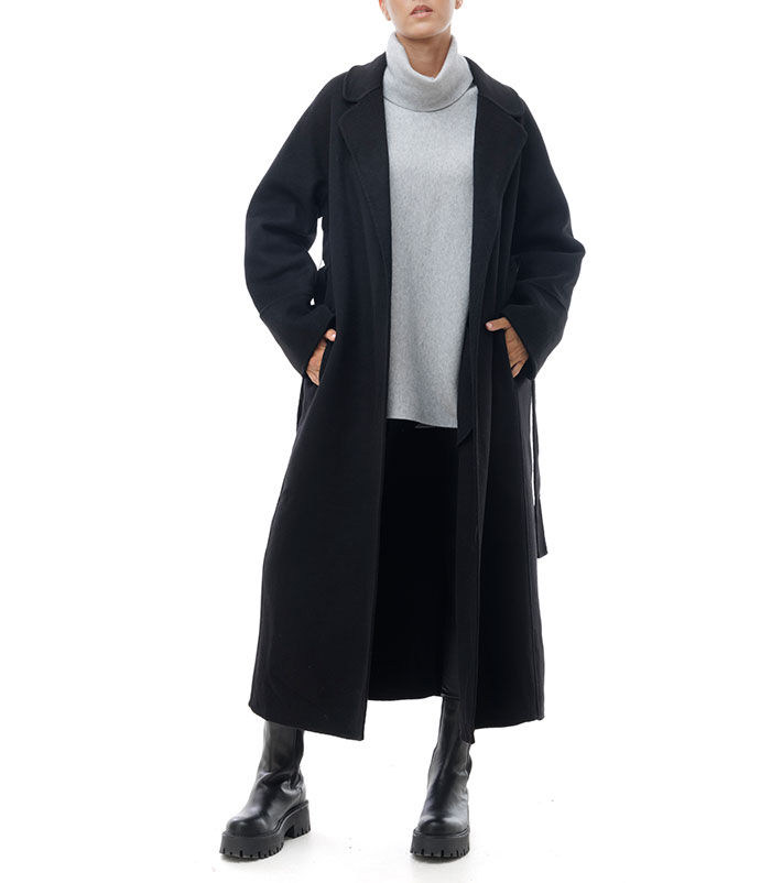 Valerio 1966 Cappotto nero | Valerio 1966 Saldi Di Fabbrica