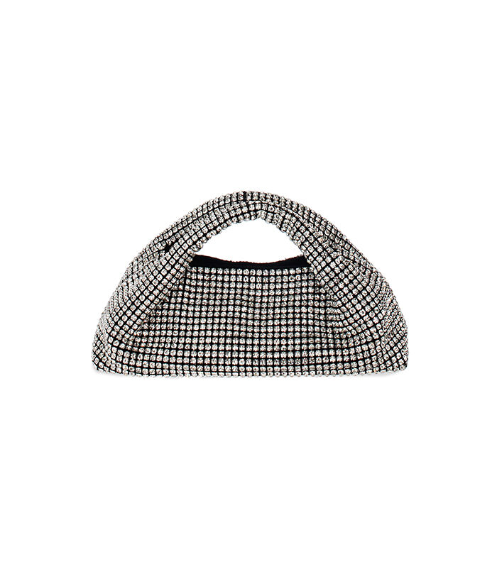 Valerio 1966 Minibag gioiello nera con strass argento | Valerio 1966 Promozione