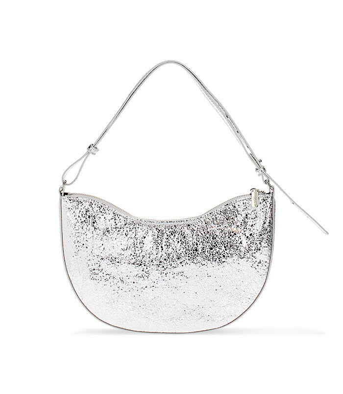 Valerio 1966 Minibag laminata argento | Valerio 1966 Consegna Veloce