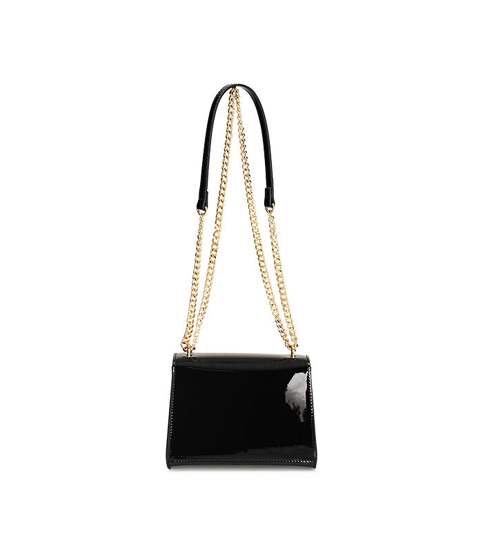 Valerio 1966 Borsa a tracolla in vernice nera | Valerio 1966 Shopping Online