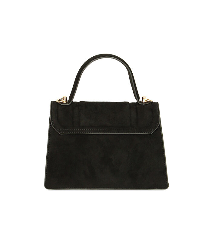 Valerio 1966 Mini-bag donna a mano nera in microfibra | Valerio 1966 Online