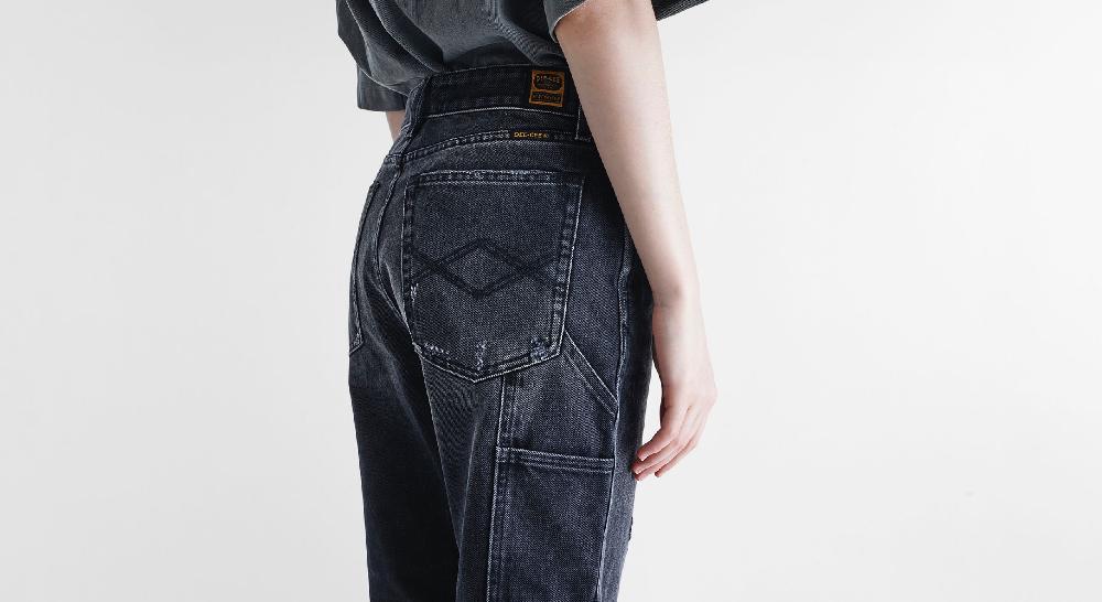 Washington Dee Cee Black Farmer Denim Vendite Flash