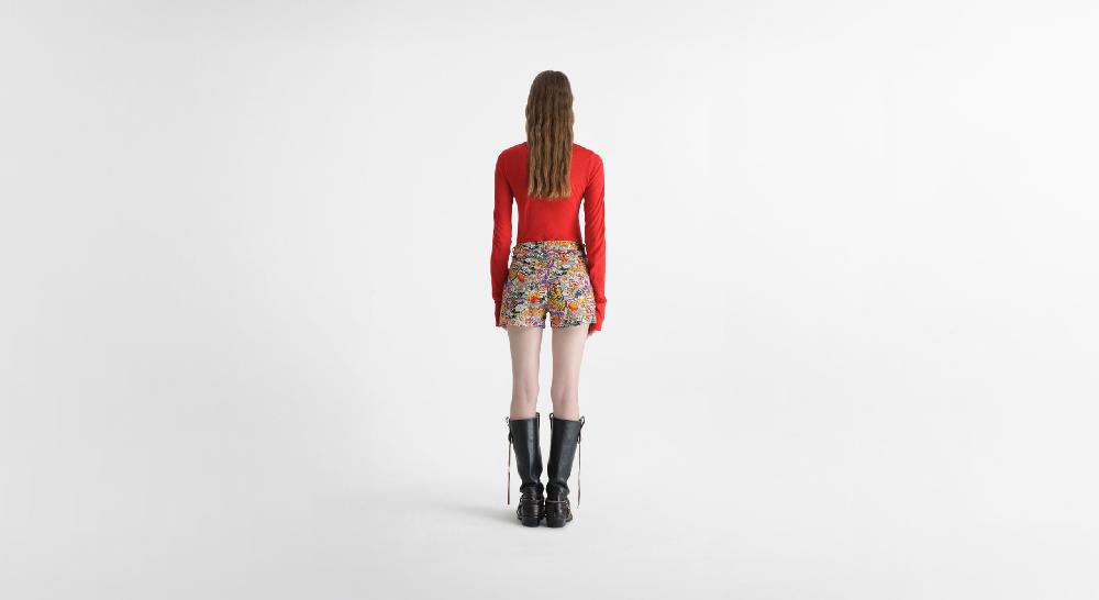 Washington Dee Cee Wdc Print Shorts Consegna Veloce