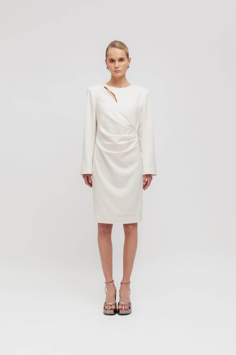 Weili zheng Abito midi con pieghe Latest stili