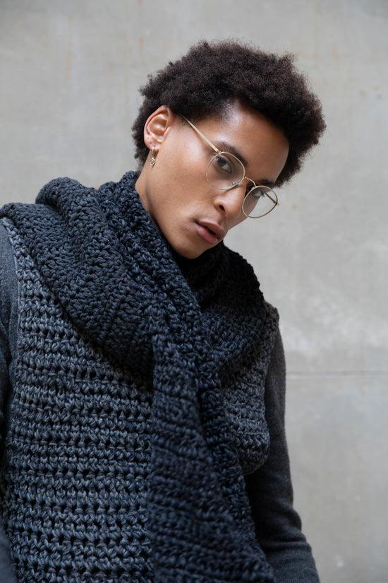 ﻿Zerobarracento Hand-knitted wool scarf Online