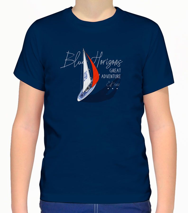 Zeybra T-SHIRT BAMBINO BLU Nuova