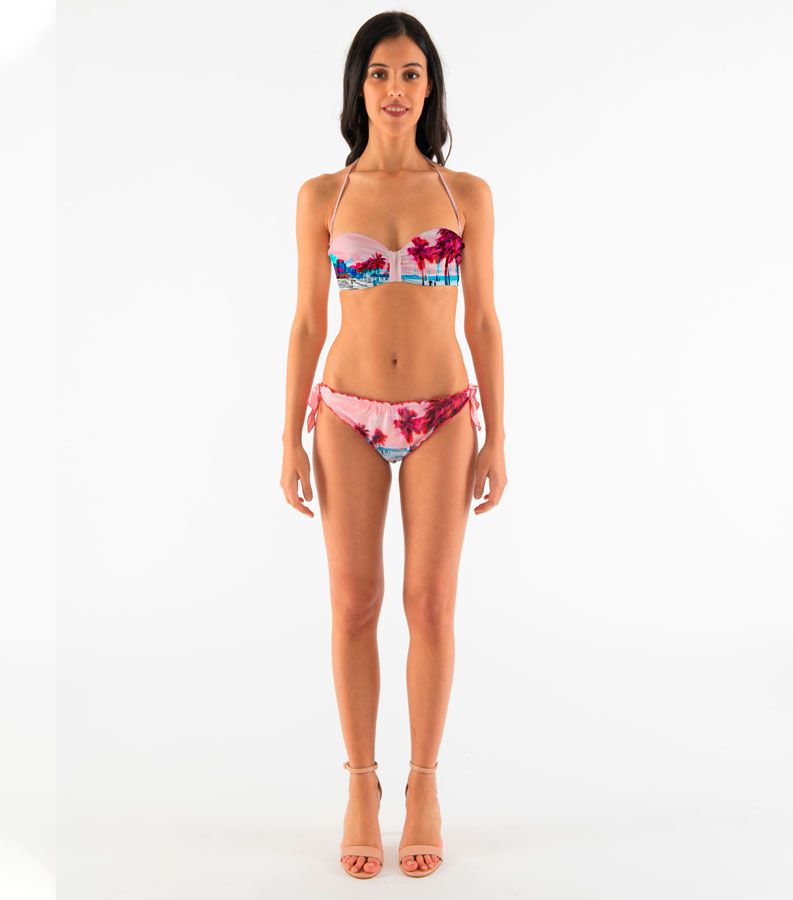 Zeybra SLIP DONNA ARRICCIATO BRASILE ROSA Spedizione Gratuita