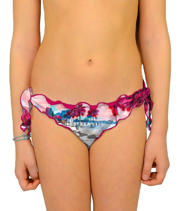 Zeybra SLIP BAMBINA ARRICCIATO BRASILE ROSA Offerta