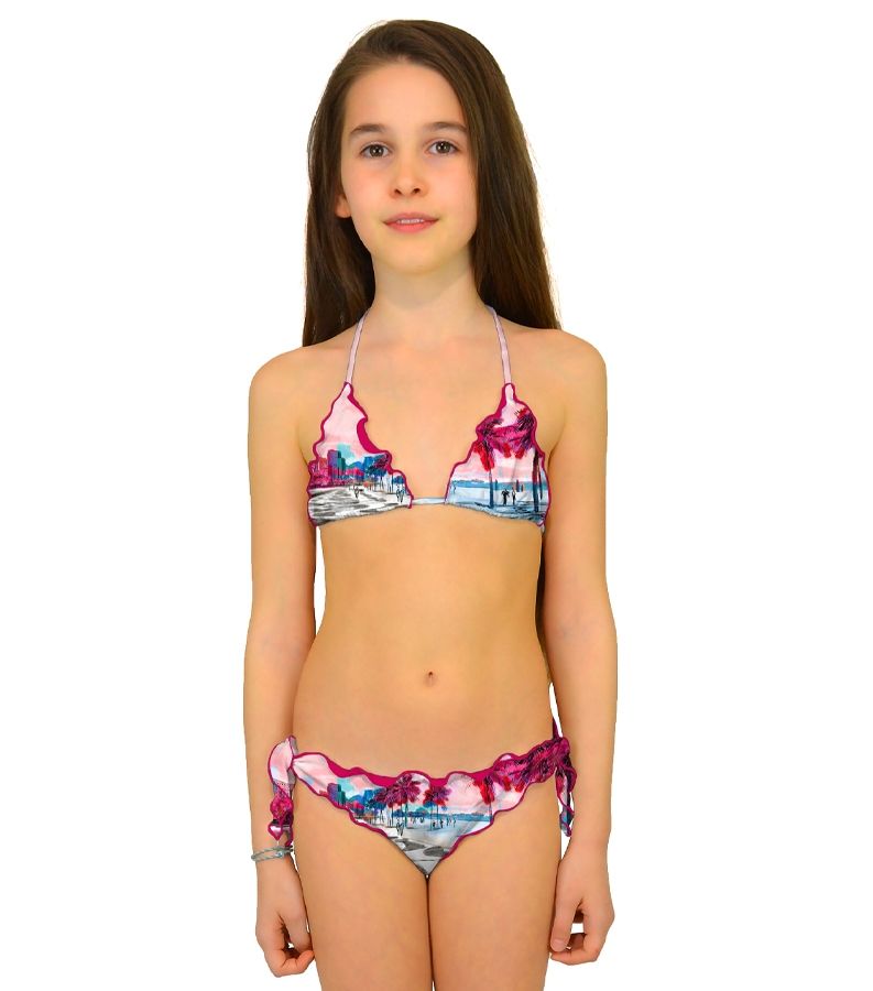 Zeybra SLIP BAMBINA ARRICCIATO BRASILE ROSA Offerta