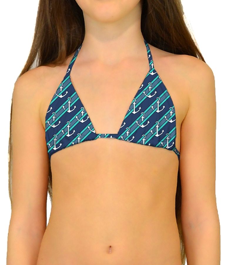 Zeybra TRIANGOLO BAMBINA REVERSIBILE ANCORE BALI Offerta Pasqua