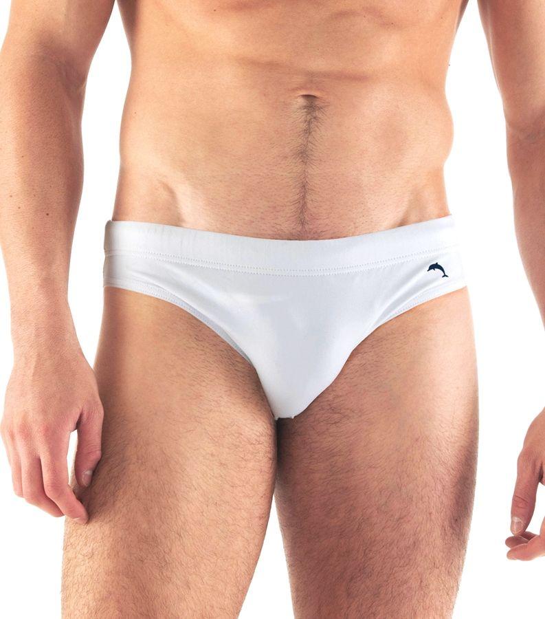 Zeybra SLIP UOMO TINTA UNITA BIANCO Nuova