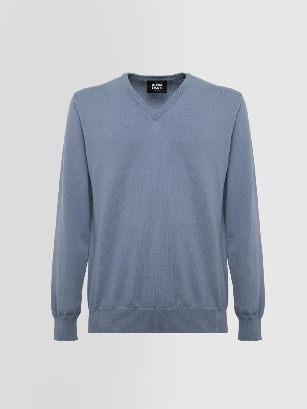 Alpha studio SCOLLO A V BASIC IN CASHMERE Prezzo Ridotto